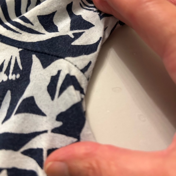 Lilly Pulitzer Norris Navy and White Floral Women's Dress - Picture 9 of 10